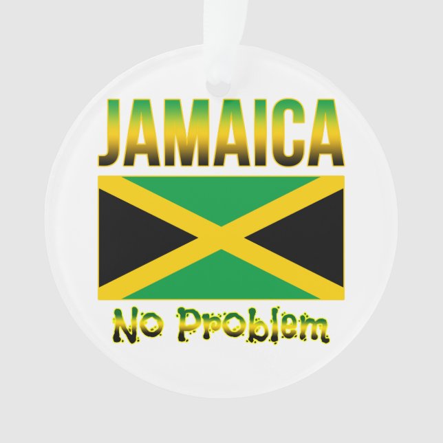 Drapeau de la Jamaïque aucun problème (devant)