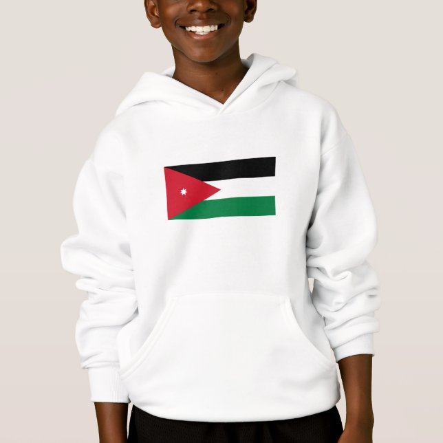 Drapeau de la Jordanie (Devant)