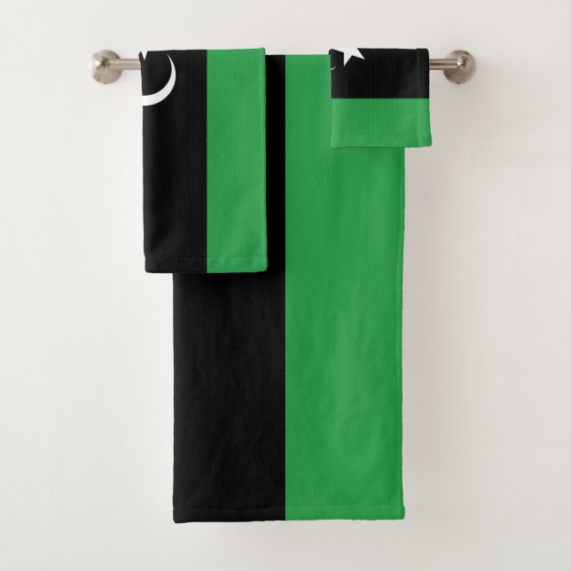 Drapeau de la Libye (En situation)