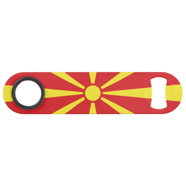 Drapeau de la Macédoine du Nord (Devant (Horizontal))