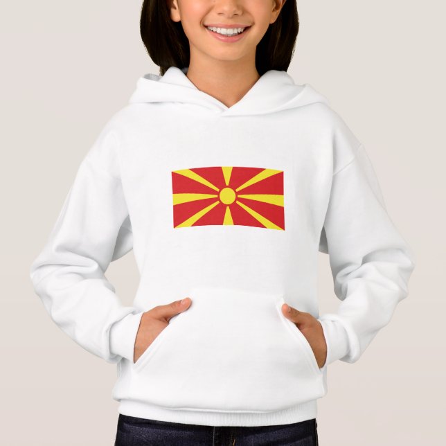Drapeau de la Macédoine du Nord (Devant)