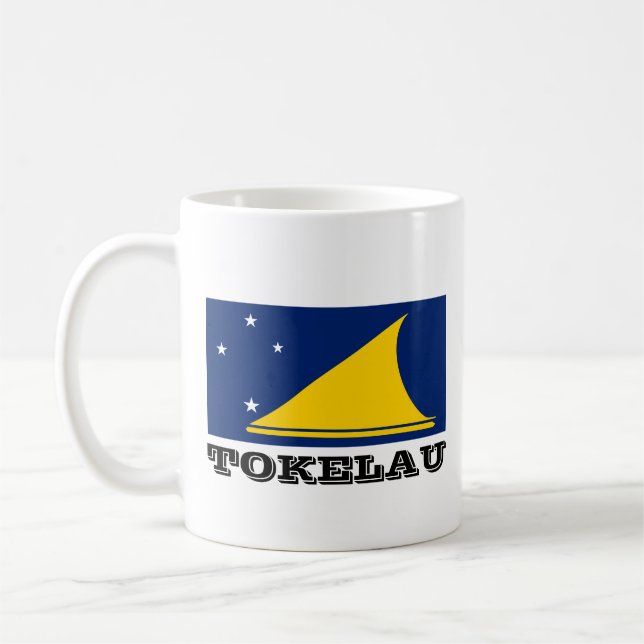 Drapeau de la Mug de café Tokelau (Gauche)