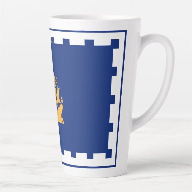 Drapeau de la Mug Latte de Québec (Droite)