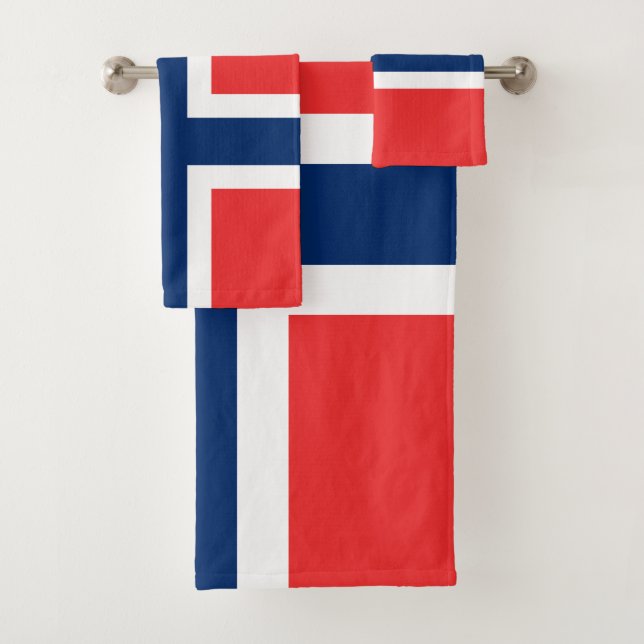 Drapeau de la Norvège (En situation)
