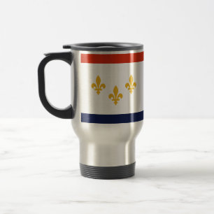 Drapeau de la Nouvelle-Orléans, Mug de voyage Loui