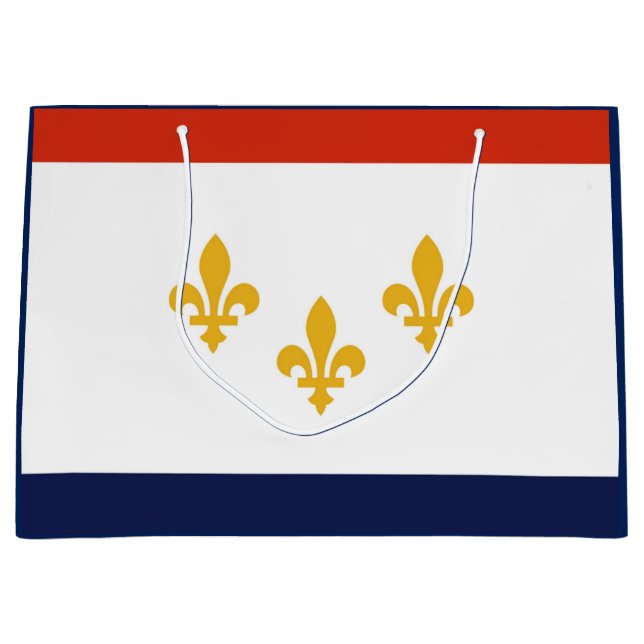 Drapeau de la Nouvelle-Orléans Sac cadeau (Devant)