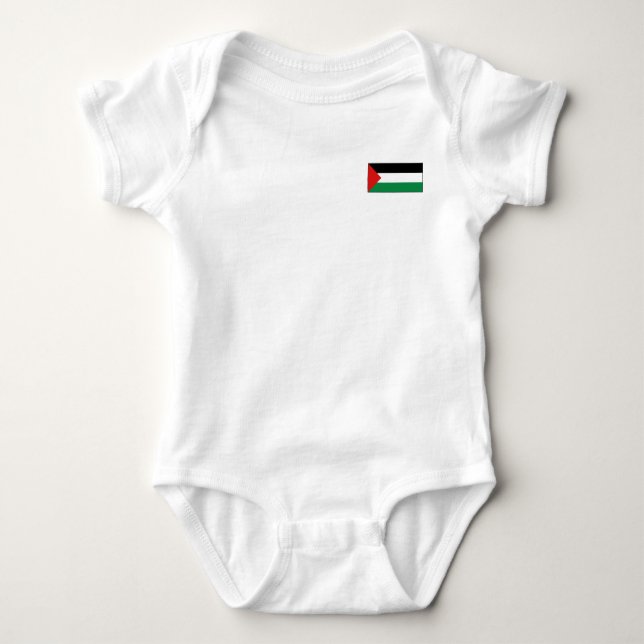 Drapeau de la Palestine + T-shirt de carte (Devant)