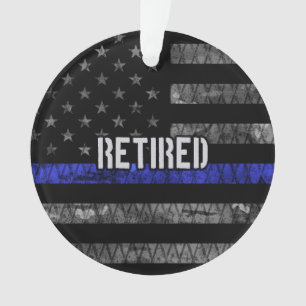 Drapeau de la police retraitée en détresse