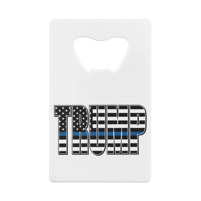 Drapeau de la police Trump-Blue Line (Dos)