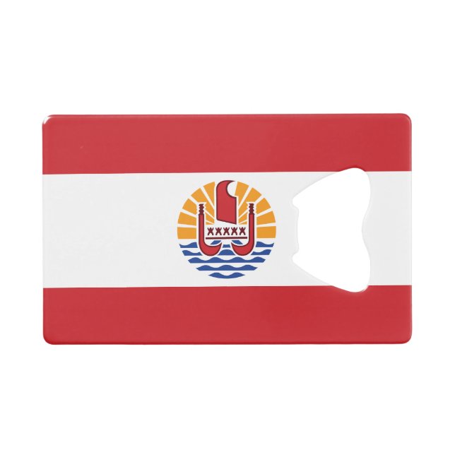 Drapeau de la Polynésie française (Devant (Horizontal))