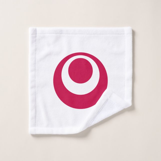 Drapeau de la préfecture d'Okinawa, Japon (Gant de toilette)