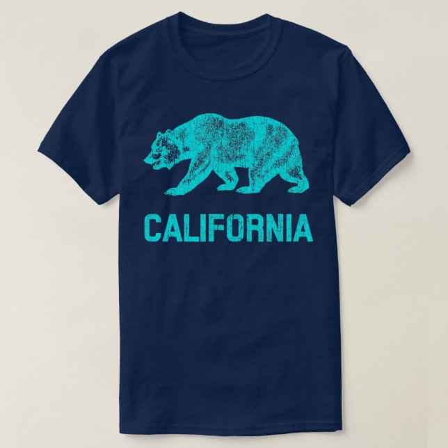 Drapeau de la République de Californie T-shirt our (Design devant)