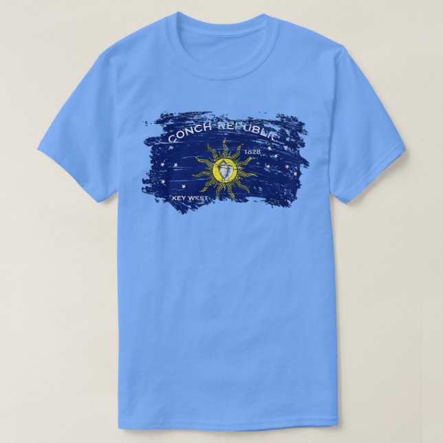 Drapeau de la République de conque TShirt 7 (Design devant)