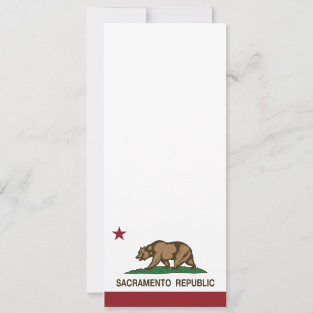 Drapeau de la République de Sacramento (Devant)