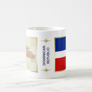 Drapeau de la République Dominicaine  + Tasse de