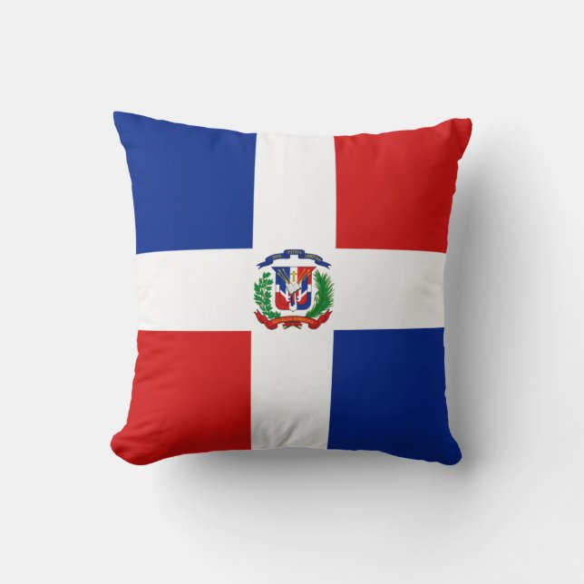 Drapeau de la République dominicaine x Coussin du  (Recto)
