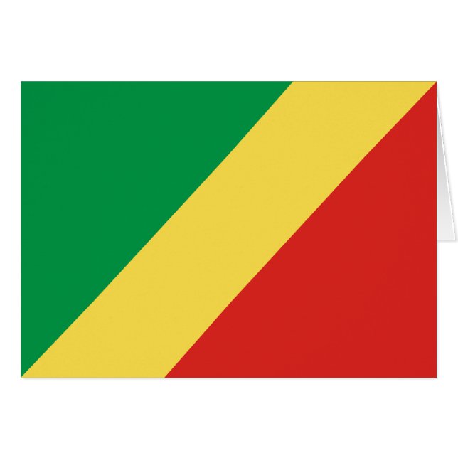 Drapeau de la République du Congo (Devant horizontal)