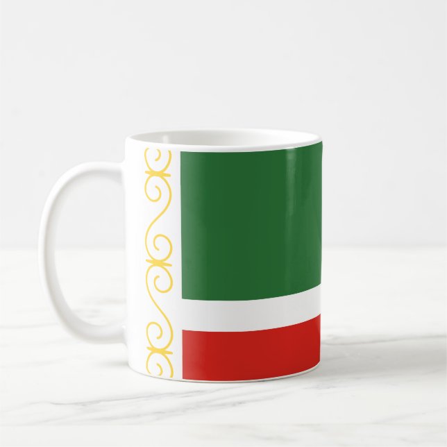 Drapeau de la République tchétchène Mug (Gauche)