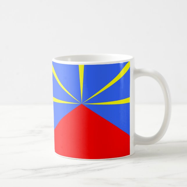 Drapeau de la Réunion Céramique Café Mug (Droite)