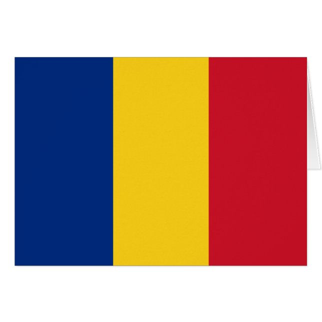 Drapeau de la Roumanie (Devant horizontal)