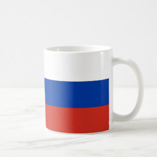 Drapeau de la Russie en céramique café Mug