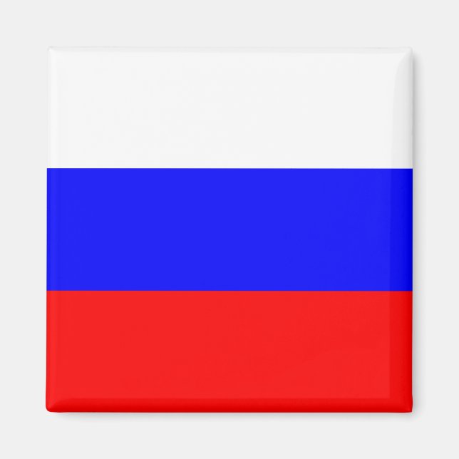 Drapeau de la Russie Magnet (Devant)