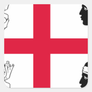 Autocollant Vinyle Drapeau Sardaigne Italie - 11 X 6,2 Cm, Imperméable, Pour Voiture, Casque, Vitre