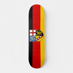 Drapeau de la Sarre Skateboard