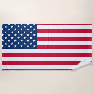 Drapeau de la serviette de plage des États-Unis d'