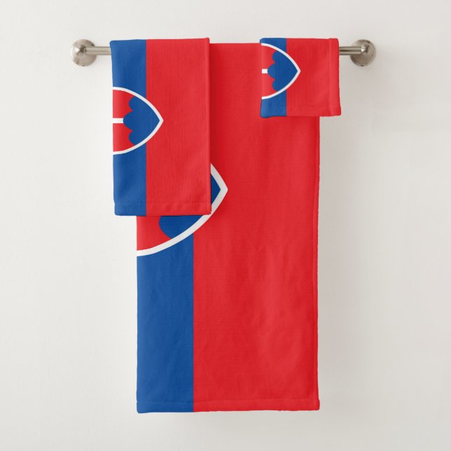 Drapeau de la Slovaquie (En situation)