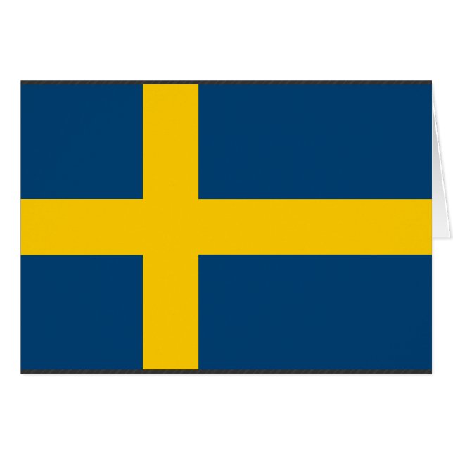Drapeau de la Suède (Devant horizontal)