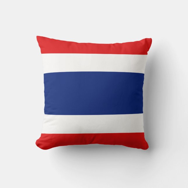 Drapeau de la Thaïlande x Coussin de drapeau (Recto)