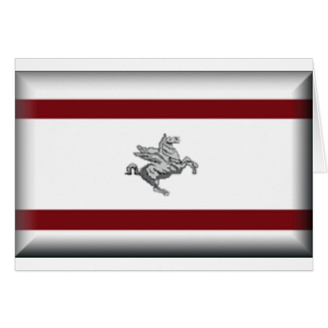 Drapeau de la Toscane (Italie) (Devant horizontal)
