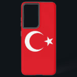 Drapeau de la Turquie Coque Samsung Galaxy S21<br><div class="desc">Voici notre Samsung Galaxy S21 Ultra coque avec le drapeau de la Turquie, conçu pour associer protection et célébration du patrimoine turc ! Conçu avec une attention minutieuse aux détails, ce coque affiche fièrement l'étoile rouge et blanche et le croissant du drapeau turc, symbole de la riche histoire et de...</div>