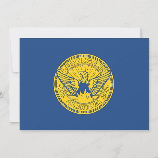 Drapeau de la ville d'Atlanta (Devant)