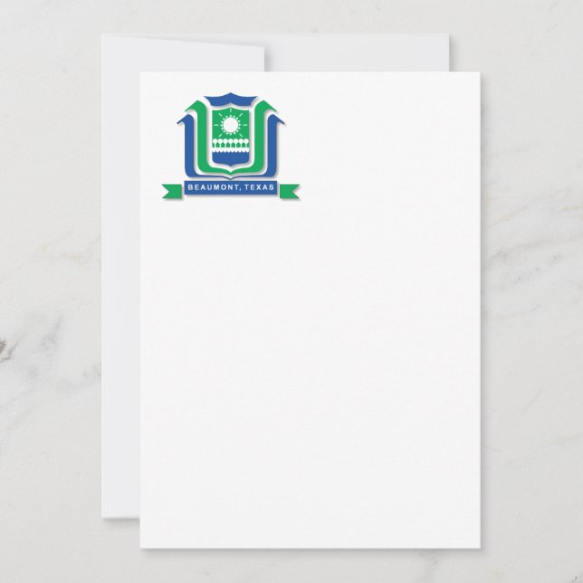 Drapeau de la ville de Beaumont (Devant)