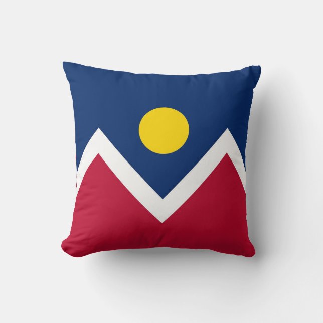 Drapeau de la ville de Denver Coussin American MoJ (Recto)