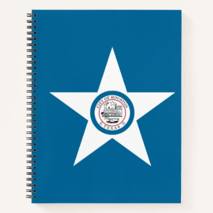 Drapeau de la ville de Houston, Texas Cahier