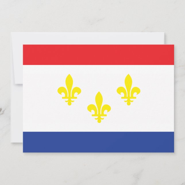 Drapeau de la ville de la Nouvelle-Orléans (Devant)