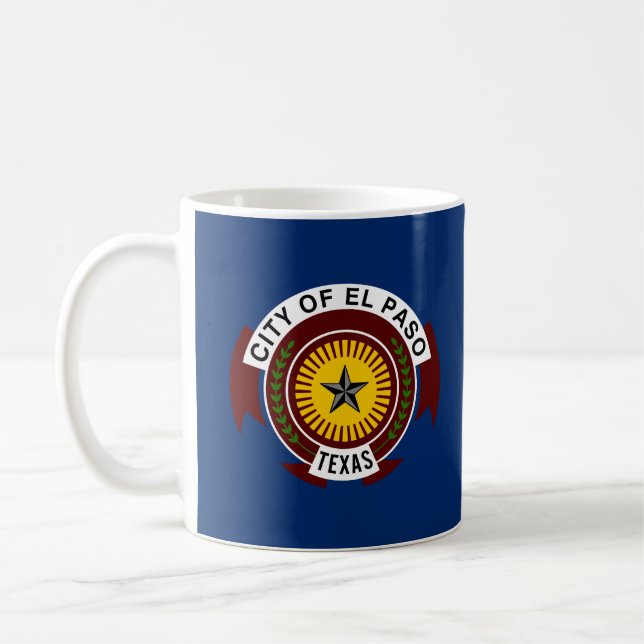 Drapeau de la ville d'El Paso, Texas Coffee Mug (Gauche)