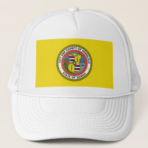 Drapeau de la ville d'Honolulu, Hawaii Casquette e