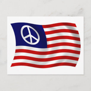 Drapeau de l'affiche de carte postale du signe de