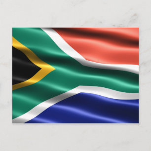 Drapeau de l'Afrique du Sud - Carte postale