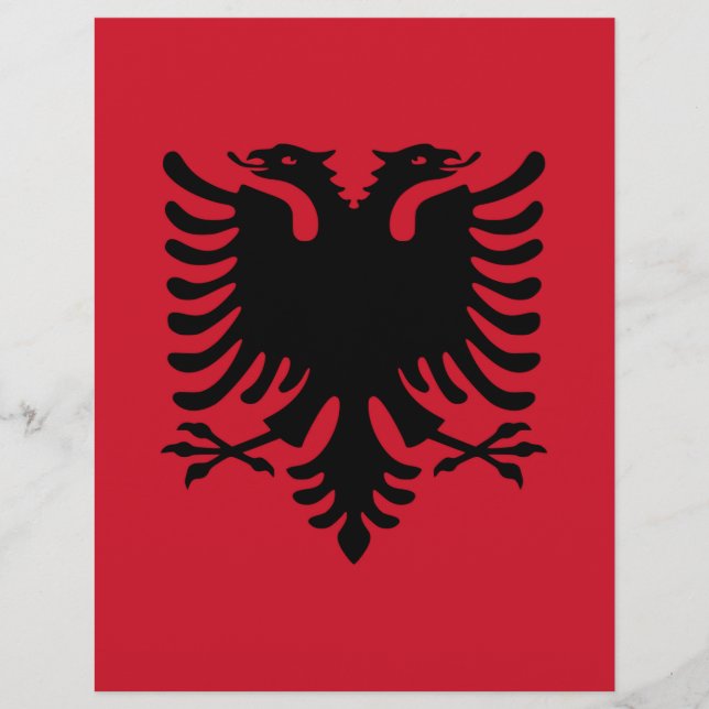 Drapeau de l'Albanie (Devant)