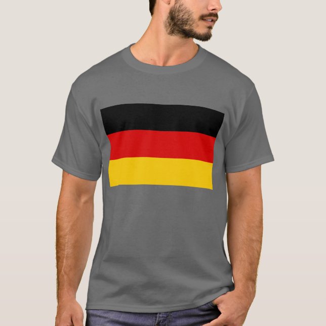 Drapeau De L'Allemagne T-Shirt (Devant)