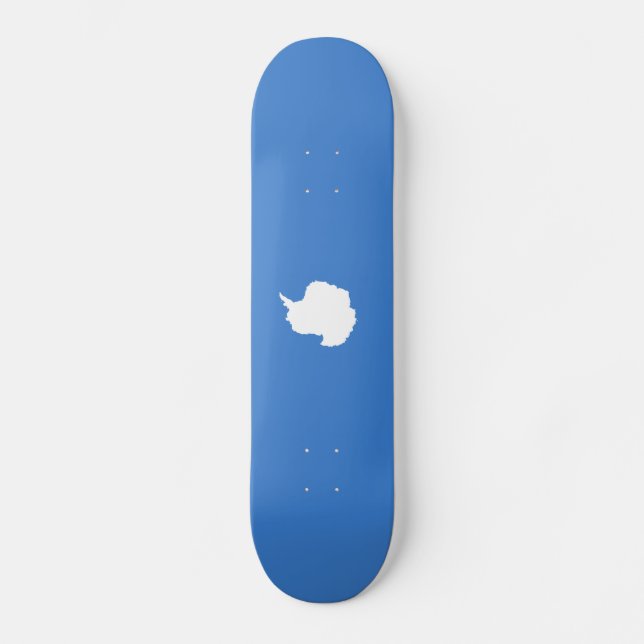 Drapeau de l'Antarctique Skateboard (Recto)
