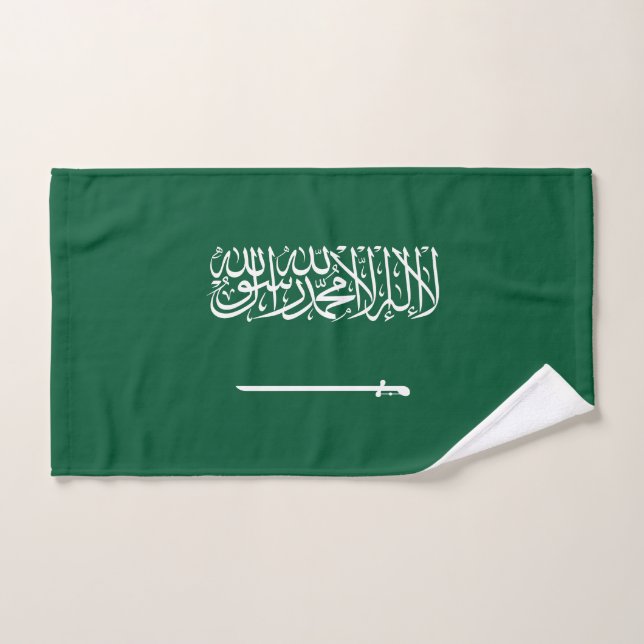 Drapeau de l'Arabie saoudite (Serviette à main)