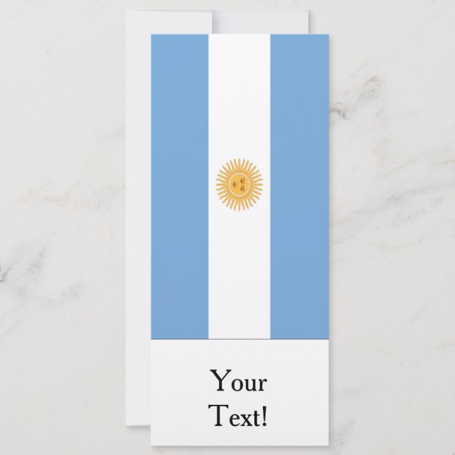 Drapeau de l'Argentine (Devant)