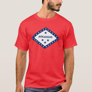 Drapeau de l'Arkansas, T-shirt de joint d'état