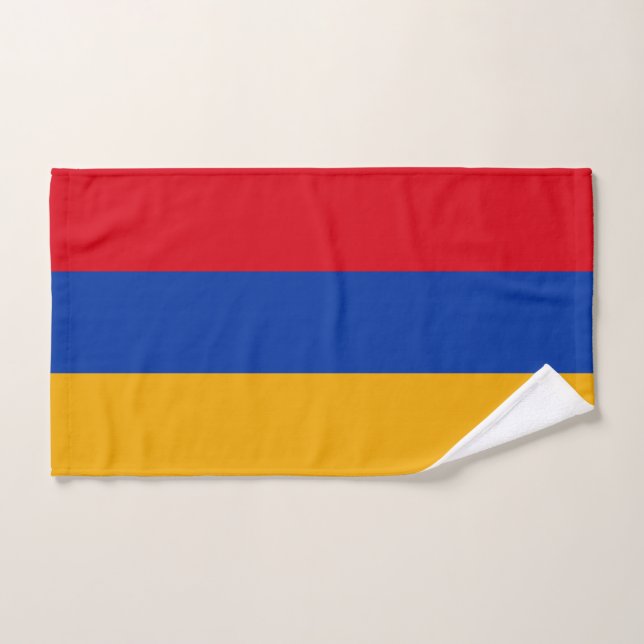 Drapeau de l'Arménie (Serviette à main)